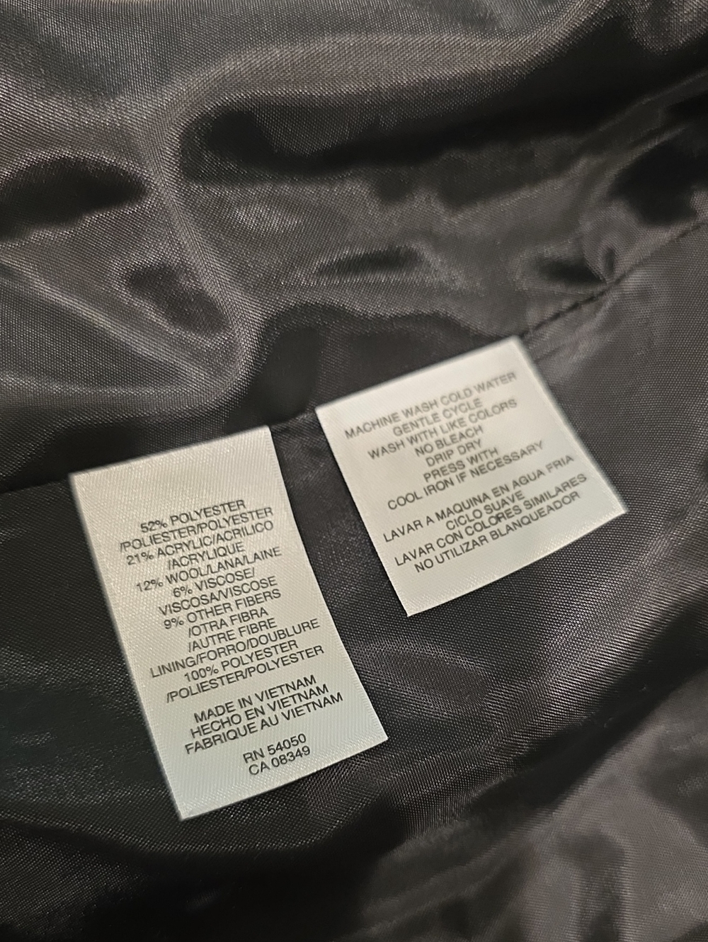 Never Worn QMack Houndstooth Jacket & Skirt Suit Set - SZ S - Picture 7 of 8
